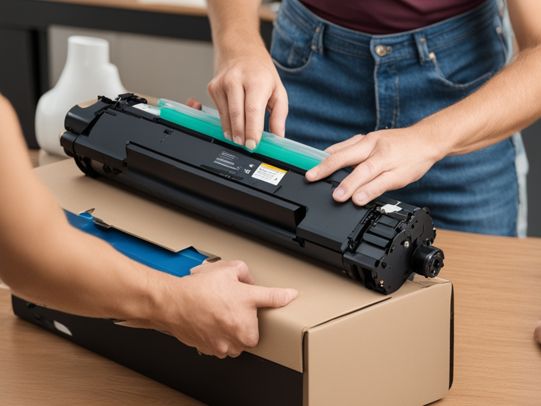 how to install toner