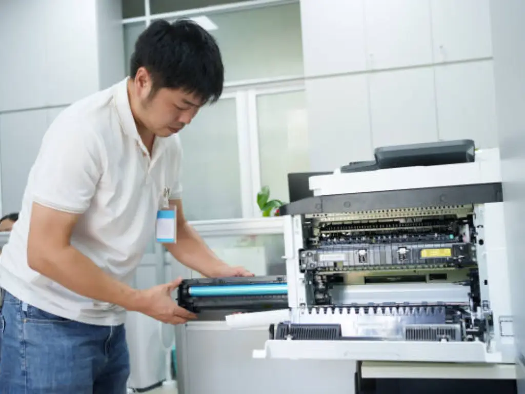 how does a laser jet printer work