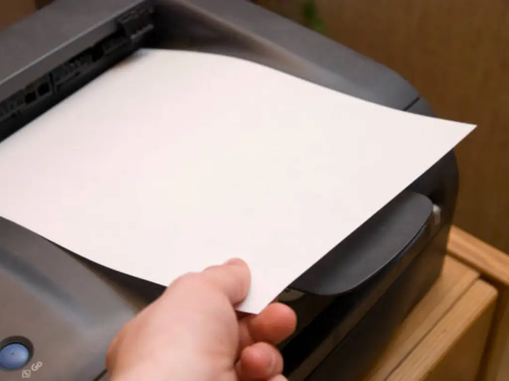 hp printer printing blank pages